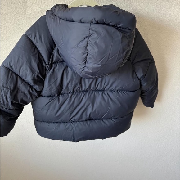 Zara Navy Blue Puffer Jacket - Picture 4 of 4